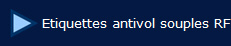  Etiquettes antivol souples RF