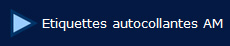  Etiquettes autocollantes AM
